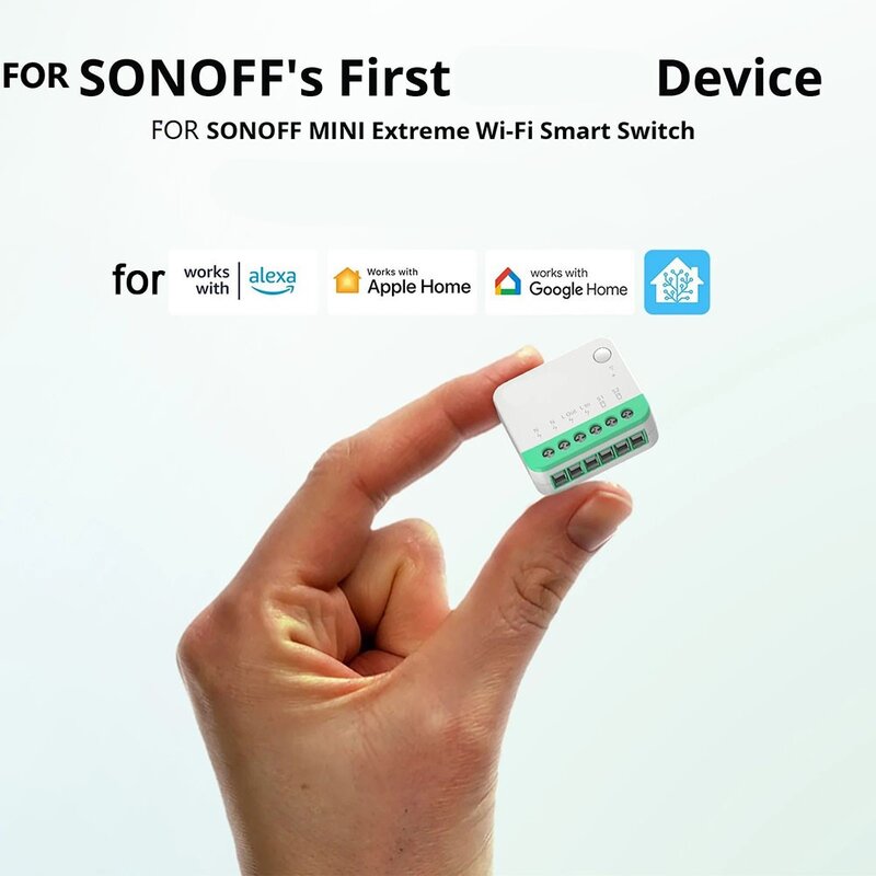SONOFF MINIR4M وحدة التبديل الذكية WiFi ، يدعم التحكم عن بعد ، لوازم المعدات الكهربائية ، جزء تحسين المنزل