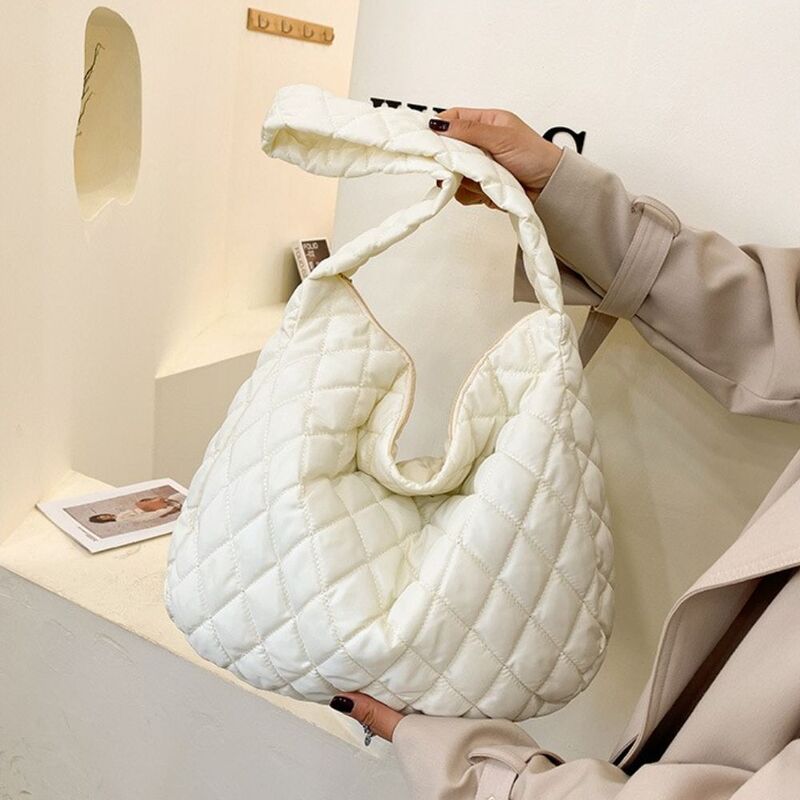بيضاء عادية تنوعا شعرية نمط التنقل سعة كبيرة حمل الحقائب حقيبة يد المرأة حقيبة الكتف رسول حقيبة