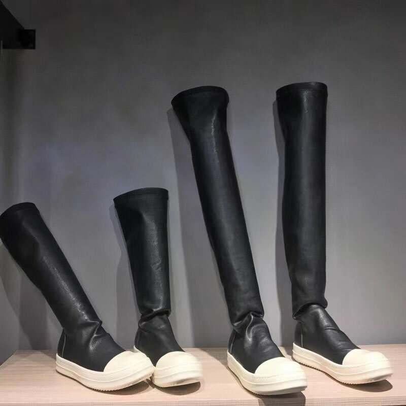 Owens-مثير الإفراط في الركبة أحذية للنساء ، حجم كبير ، عادية ، تمتد حذاء رياضة ، مصمم الأحذية