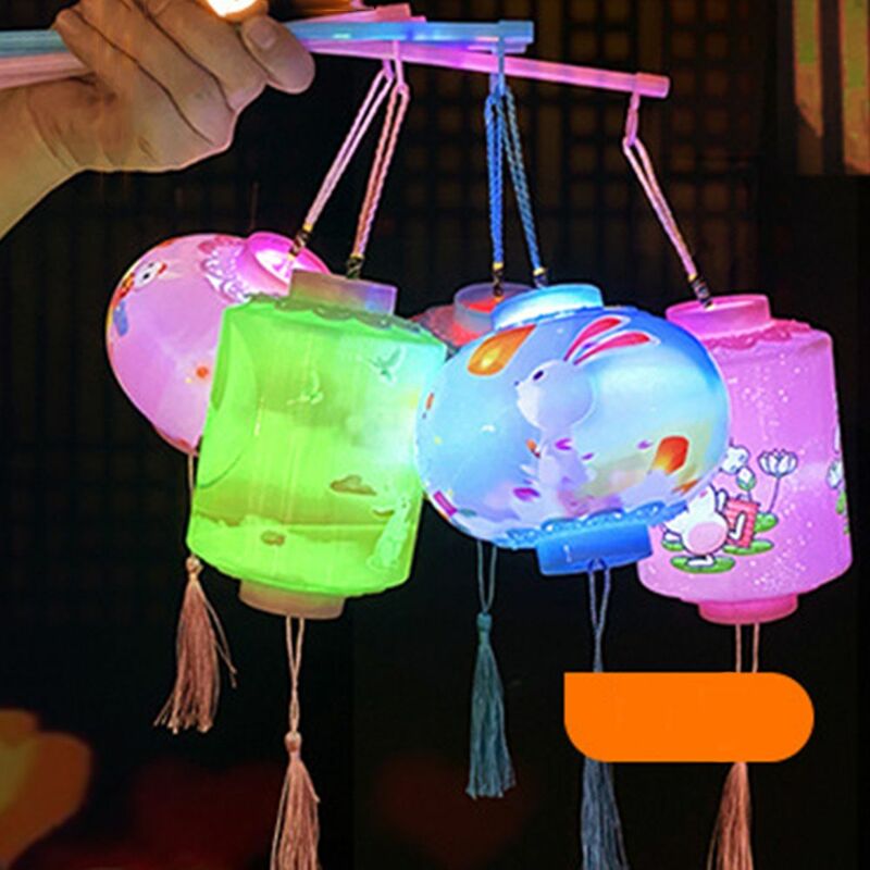 الفوانيس الصينية المحمولة الملونة للأطفال ، قلادة اسطوانة مستديرة ، مصباح منتصف الخريف ، ألعاب المهرجان ، حفلة للأطفال