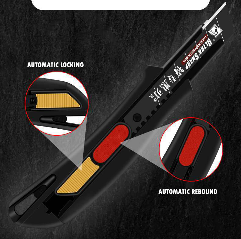جديد نقار الخشب فائدة سكين Fd-7813 متعددة الوظائف سلامة حامل سكين خلفية قطع خلفية سكين للاستخدام الصناعي