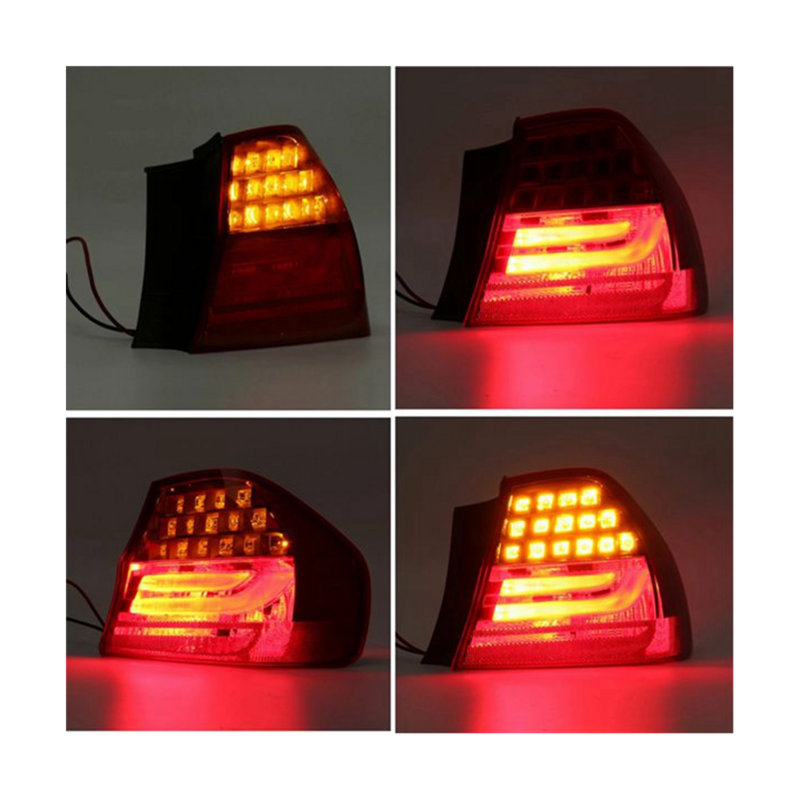 اليسار واليمين سيارة الذيل ضوء ، المصباح الخلفي ، ضوء الفرامل لسيارات BMW E90 ، 3 سلسلة ، 2008 ، 2009 ، 2010 ، 2011 ، 63217289425 ، 63217289426 ، 1 زوج