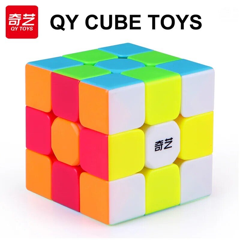 QiYi Speedcube المحارب S المكعب السحري 3x3x3 المهنية 3x3 سرعة اللغز 3 × 3 ألعاب QY الأطفال الأصلي Cubo Magico مكعبات للألعاب