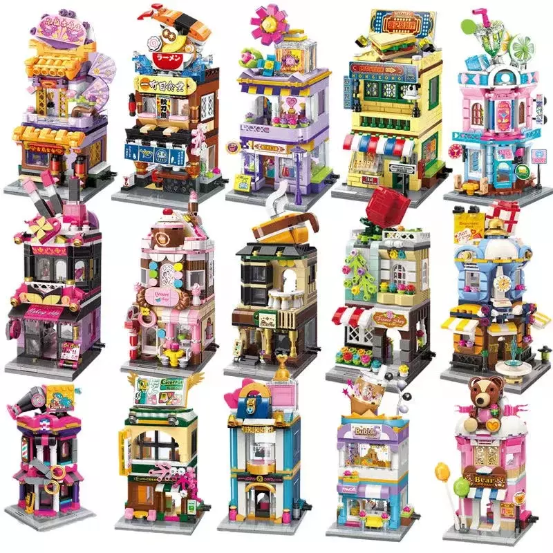 ألعاب مكعبات بناء صغيرة من Keeppley ، ألعاب يدوية الصنع ، هدية أحجية ، ديكورات منزلية ، 28001 ، 28002 ، 28003 ، 28004 ، 28005