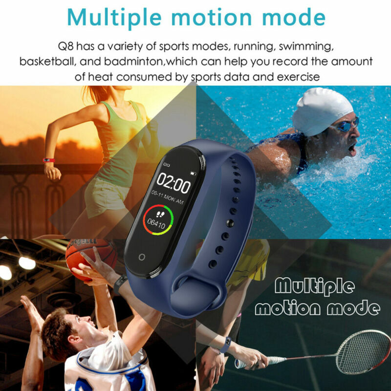 ساعة رقمية رجالية موضة خطوة ذكية العد المقتفي الرياضة مقاوم للماء النساء سوار للرجال النساء الاطفال ساعات M4 M3 hodinky