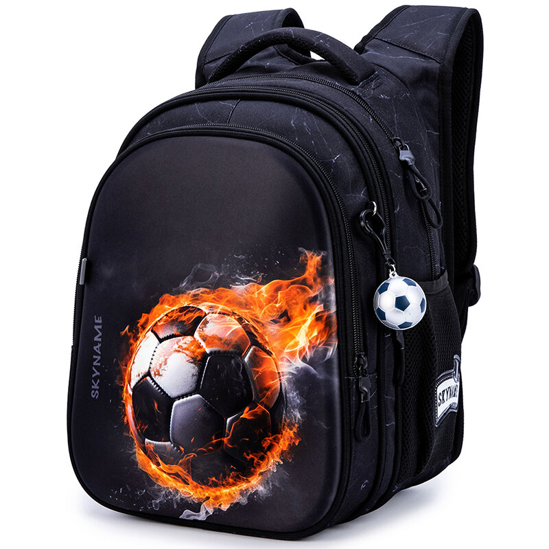 حقائب ظهر مدرسية ثلاثية الأبعاد لكرة القدم للأطفال ، حقائب مدرسية ابتدائية للأطفال ، حقيبة ظهر للأولاد ، جودة عالية
