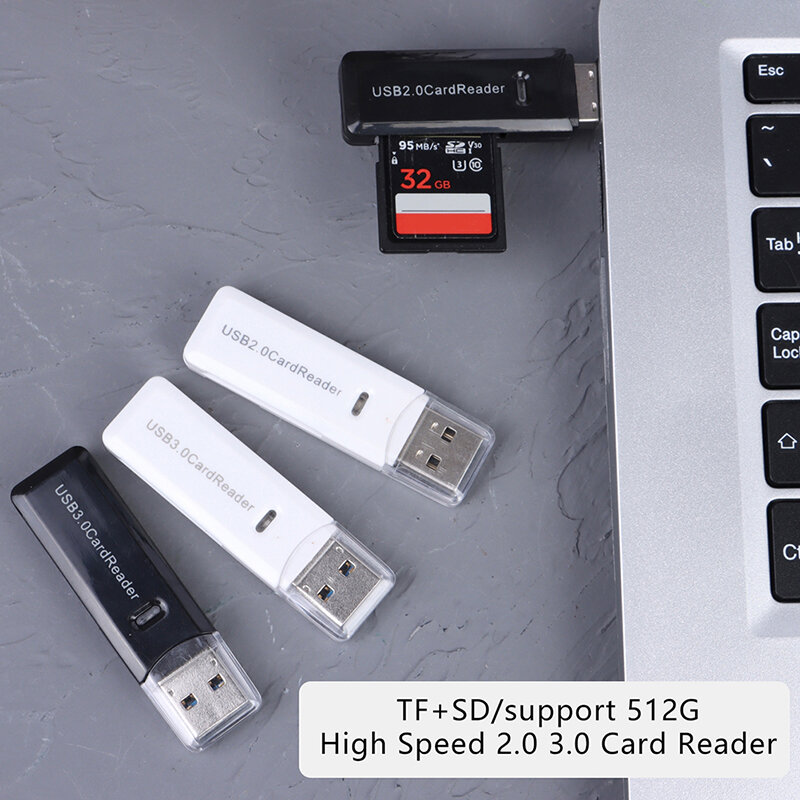 قارئ بطاقات SD TF USB 3.0 Cardreader مايكرو Sd بطاقة إلى Usb Adaper قارئ البطاقة الذكية ذاكرة Lector De Tarjetas ملحقات الكمبيوتر المحمول