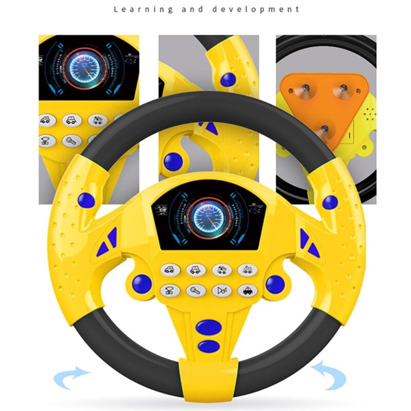 لعبة عجلة القيادة الصغيرة هدية موجهة لتوجيه عجلة القيادة التفاعلية - تظاهر محمول للعب لعبة التوجيه دروبشيبينغ