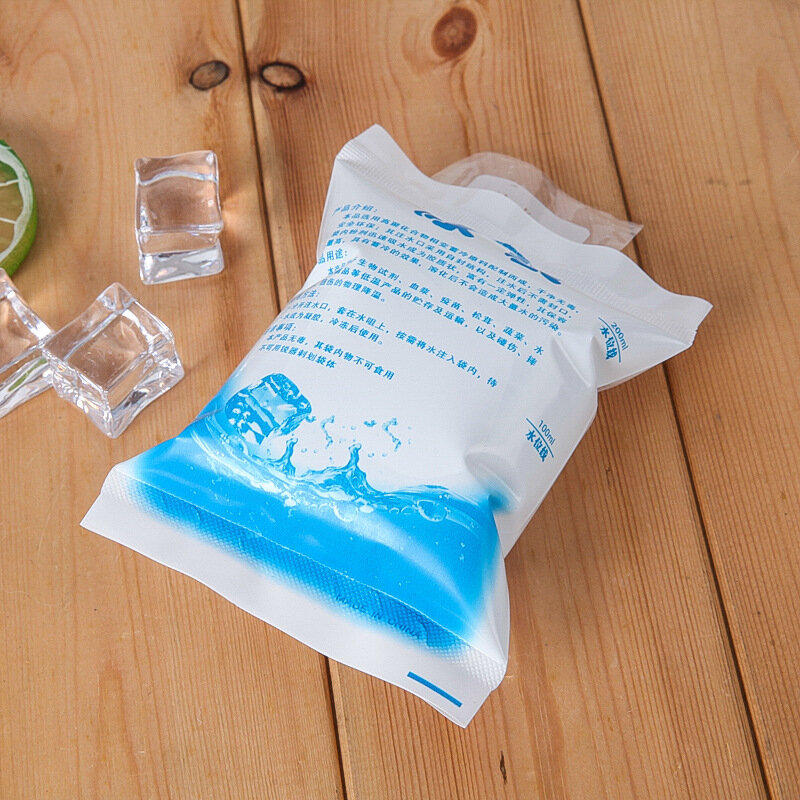 50 قطعة/الوحدة 400 مللي قابلة لإعادة الاستخدام الجليد حقيبة التبريد الأساسية في الصيف الحرارية برودة حقيبة في الهواء الطلق معزول الباردة الجليد حزمة للأغذية