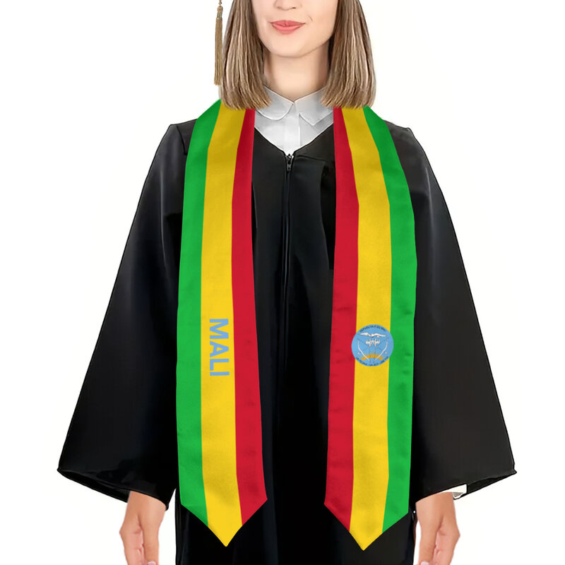 شال تخرج الطلاب الوطنيين ، علم Mali ، الولايات المتحدة سرقت الوشاح الشرف ، الدراسة على متن الطائرة ، تصميم أكثر