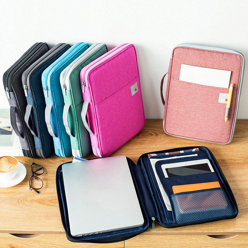 حقيبة كمبيوتر أكسفورد بمقبض ، حقائب مستندات ، اجتماع ، مكتب ، منظم مدرسة ، حقيبة لحمل الملفات الورقية ، XA529C