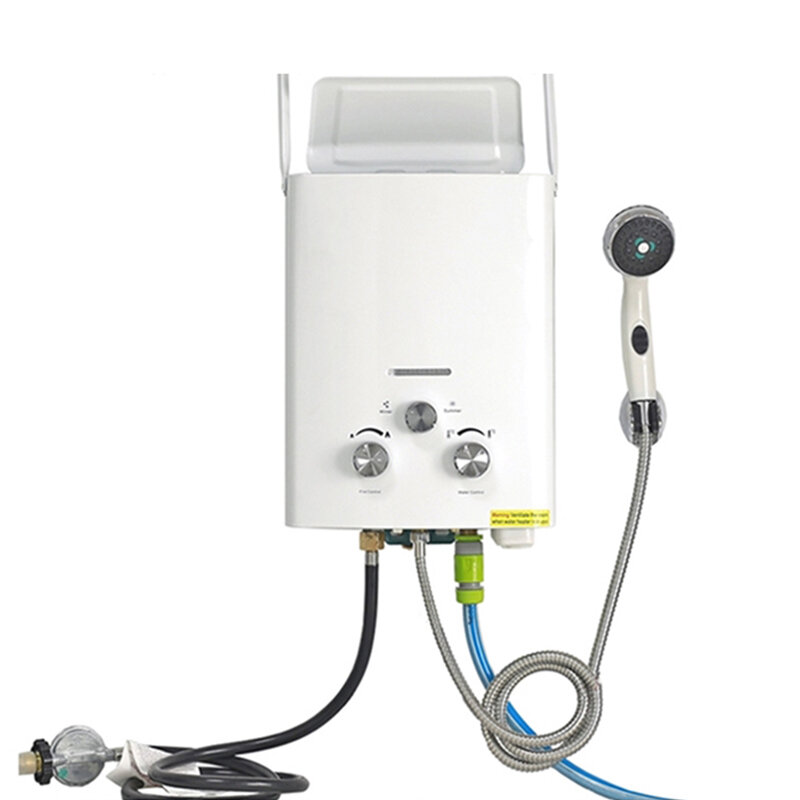 RV سخان مياه يعمل بالغاز مقطورة سرير سيارة حمام خارجي لحظية سخان المياه غير سخان مياه كهربي