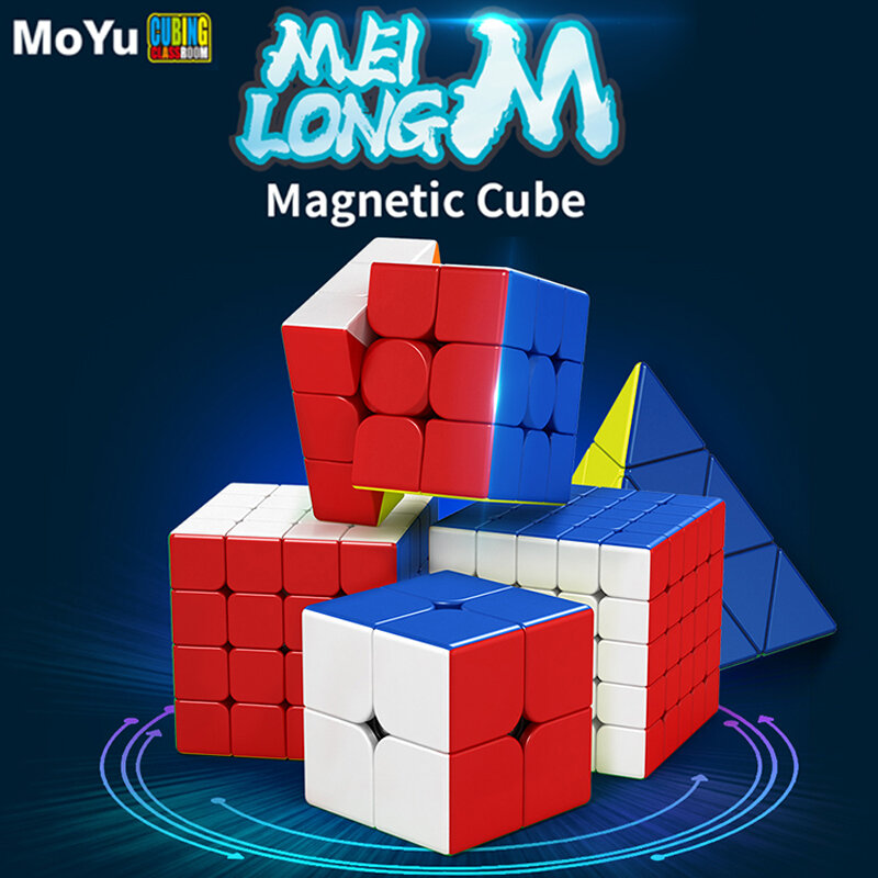 مكعبات سريعة من  لعبة ألغاز MoYu مزودة بمغناطيس 2 × 2 3 × 3 4 × 4 5 × 5 روبيك المكعب السحري 3 × 3 × 3 4 × 4 × 4 × 4 × 3 4 × 4 مجري روبيك كوبو ماجيكو