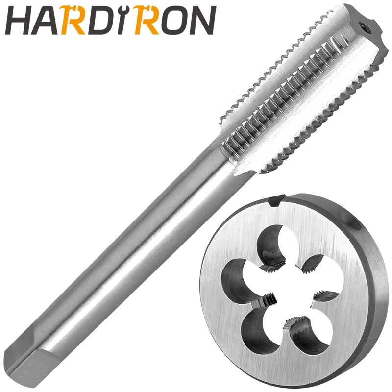 Harderon M18 X 2.5 مجموعة ادوات الحنفية وقوالب اليد اليمنى ، M18 x 2.5 آلة الخيط الحنفية والدائرية يموت