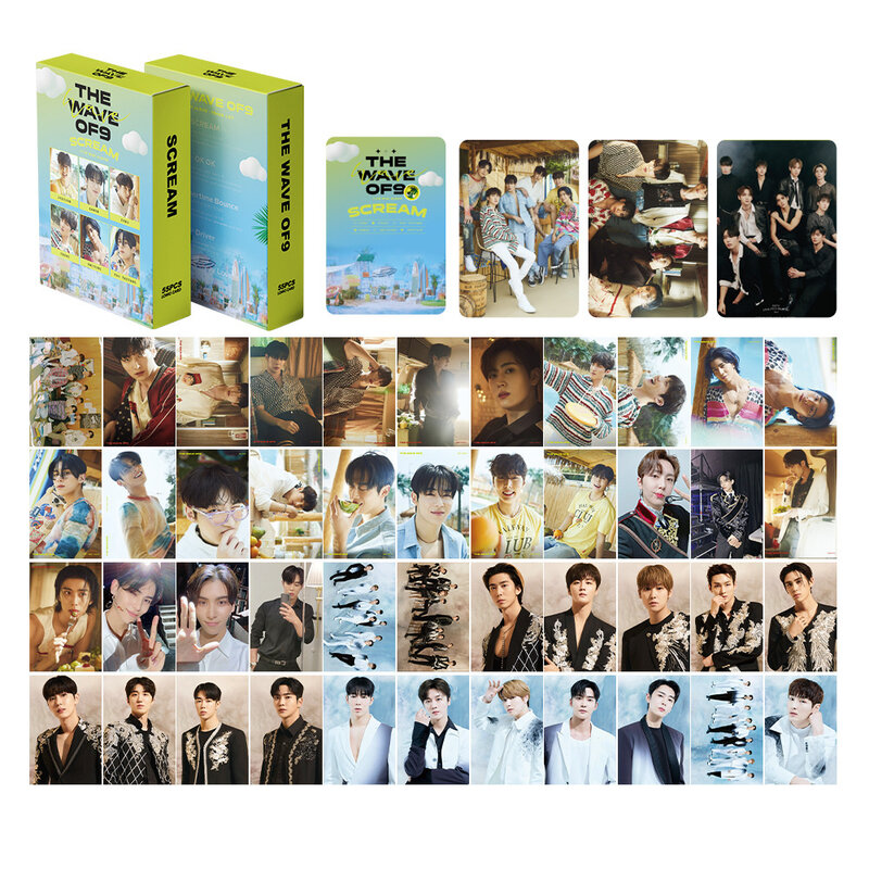 ألبوم بطاقات Kpop SF9 Lomo ، ألبوم جديد ، موجة من 9 ، بطاقات طباعة الصور ، صورة ملصق ، مجموعة الجملة ، هدايا المشجعين ، 55 قطعة ، مجموعة