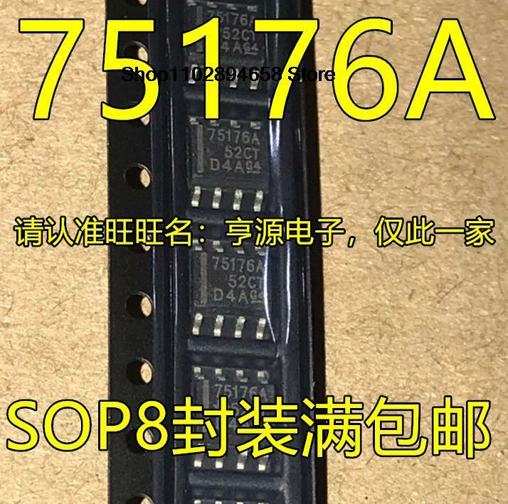 5 قطعة 75176A 75176B SN75176ADR BDR SOP8 IC