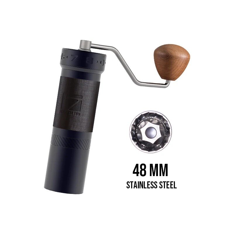 مطحنة قهوة يدوية محمولة ، 1 zبرسو ZP6 ، 48 مللي متر نتوءات أدق ، آلية تعديل ، مناسبة لصب أكثر من طاحونة القهوة