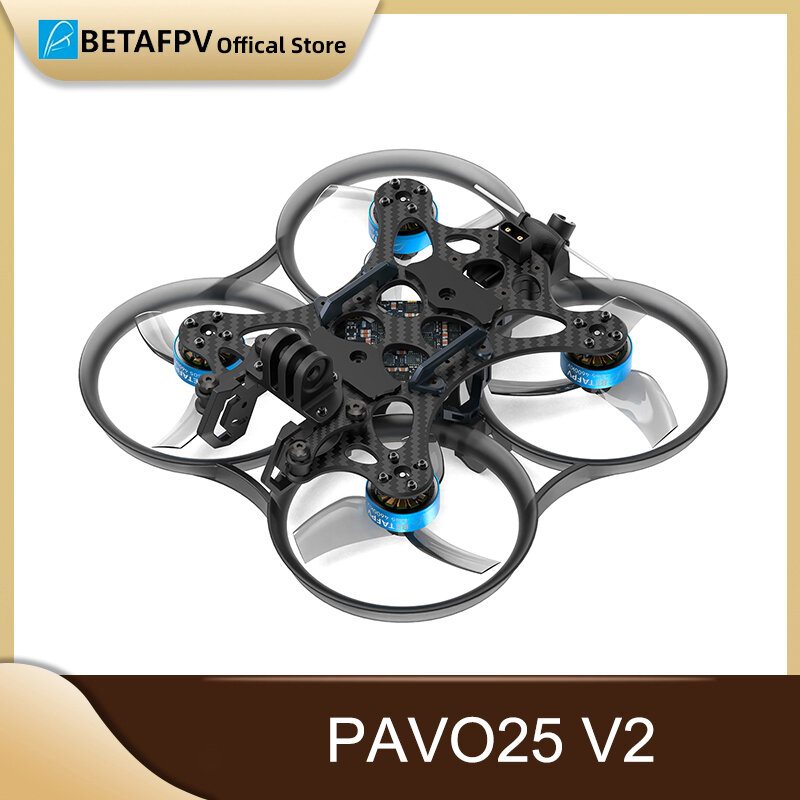 BETAFPV Pavo25 V2 بدون فرشاة Whoop كوادكوبتر ، 2023 ، HD VTX الرقمية وكاميرا