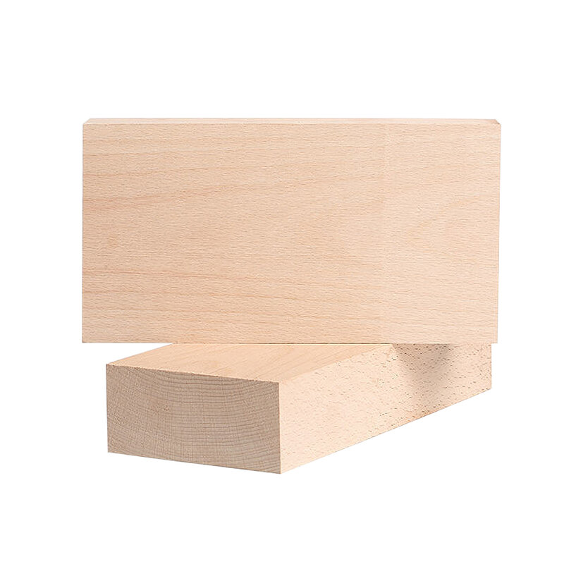 1PCS Carving Wood Blocks East Europe Beech Wood Block Strip Panel For DIY Handcraft Material Woodwork Craft Carving Wood