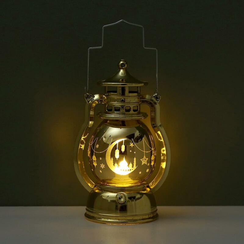 مصباح رمضان محمول ليد ، شمعة إلكترونية ، عيد ، إسلامي ، إسلامي ، ديكور إضاءة ، زخارف رمضان ، مبارك ، M5k2