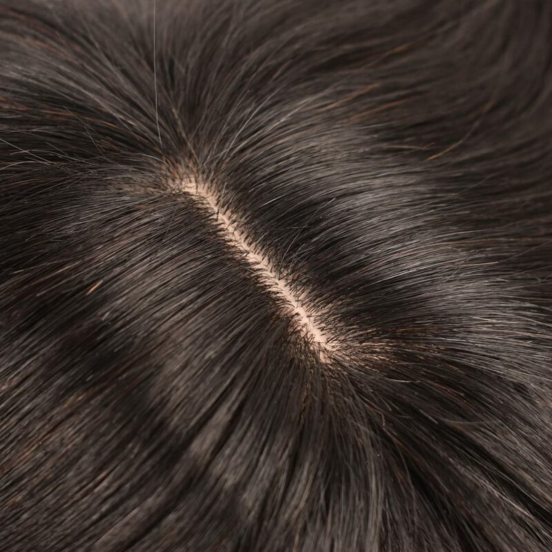 الشعر البرازيلي المستقيم للنساء ، الشعر الريمي الحقيقي ، قاعدة الحرير مع مشبك الانفجارات ، 12x1 3/13x14