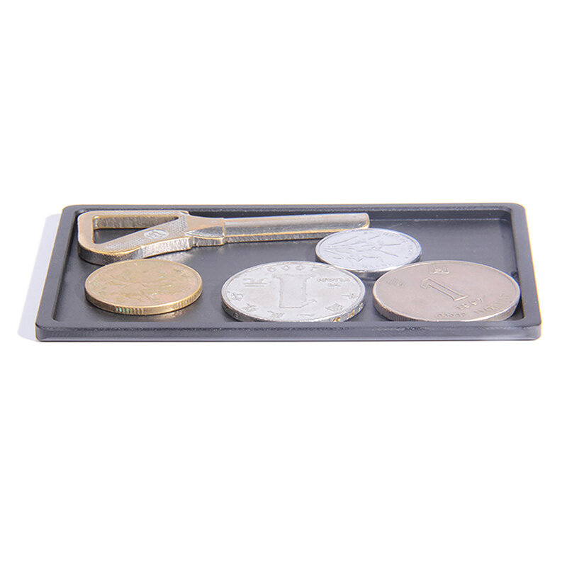 حافظة ألومنيوم رفيعة لحامل البطاقة ، علبة النقود المعدنية ، محفظة للرجال والنساء ، 1 قطعة
