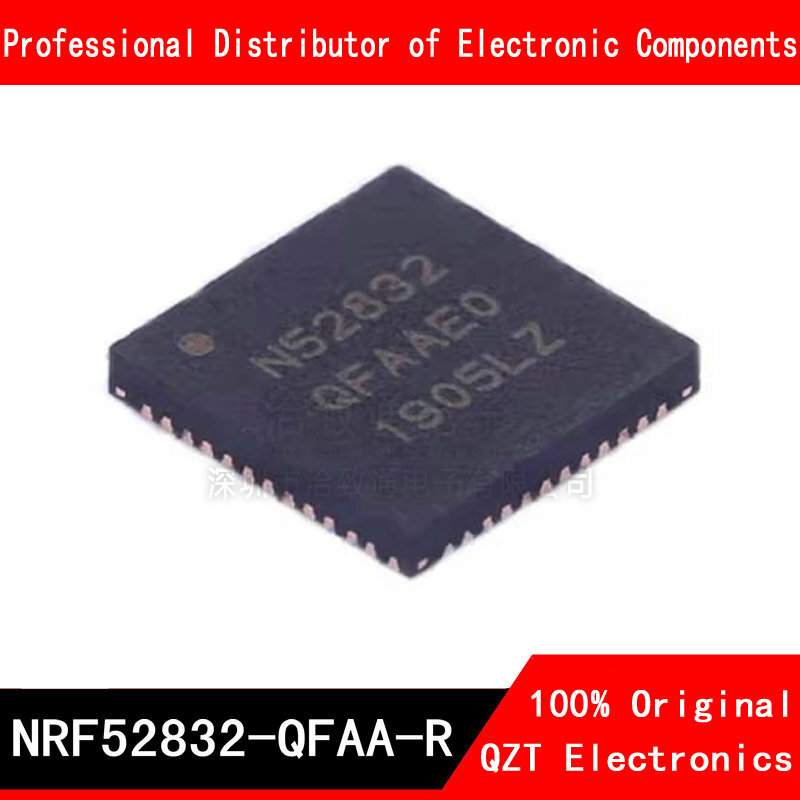 NRF52832-QFAA-R QFN NRF52832 NRF52832-QFAA N52832 QFN-48 ، جديد ، الأصلي ، في الأوراق المالية ، 10 قطعة لكل مجموعة