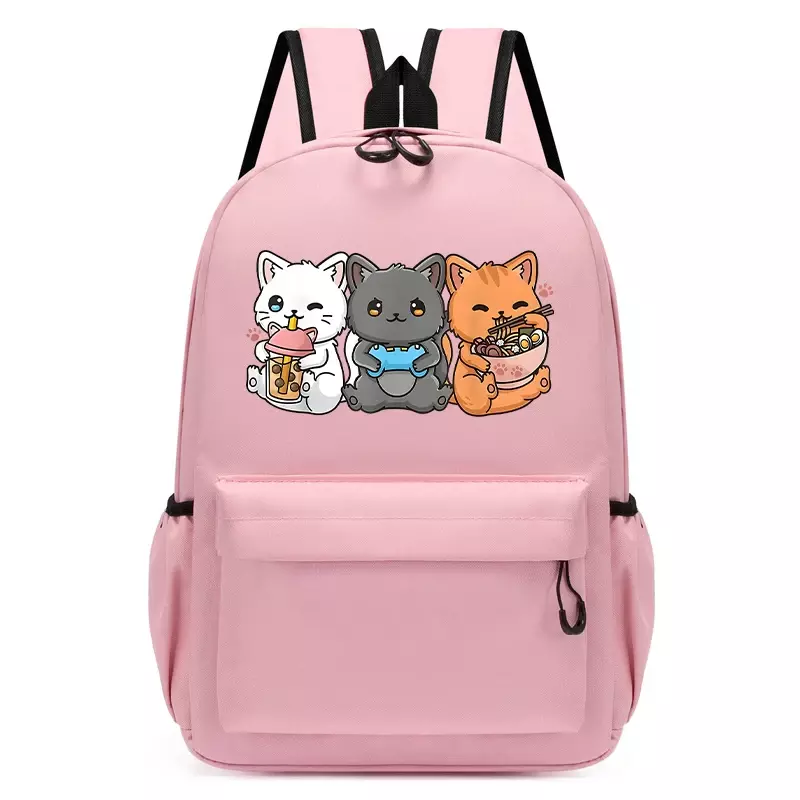حقيبة ظهر على شكل قطة من Boba للفتيان والفتيات ، حقيبة مدرسية لرياض الأطفال ، هدية للأطفال ، رسوم كرتون أنيمي ، أطفال ، جميلة