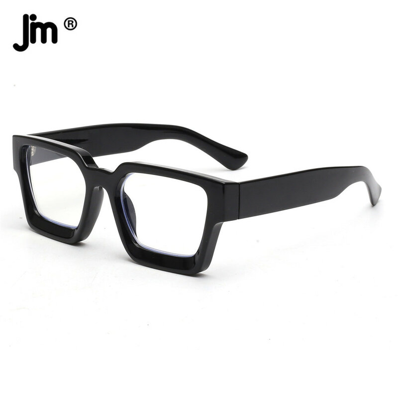 JM مربع نظارات القراءة ، الضوء الأزرق حجب قارئ الكمبيوتر للنساء الرجال القراءة نظارات طويل النظر