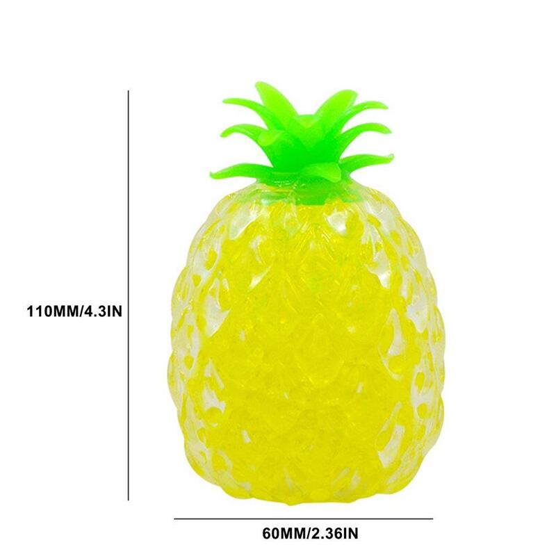 الإبداعية الأناناس الضغط تنفيس الكرة ، مضحك الكبار الأطفال مكافحة القلق الإجهاد الإغاثة ضغط اسفنجي العاب كروية