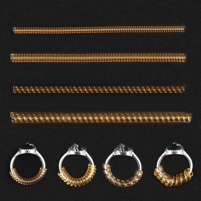 4 قطعة/المجموعة الضابط مجوهرات أدوات دوامة حلقة أساس حجم الضابط الحرس المسدود المخفض تغيير حجم أداة خاتم الحرس
