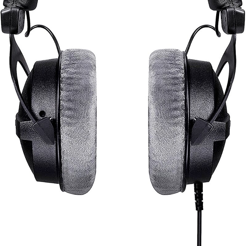 DT 770 استبدال بطانة للأذن وسادة الأذن وسادة متوافقة مع beyerالديناميكي DT990 / DT880 / DT770 برو سماعات ألعاب عقال