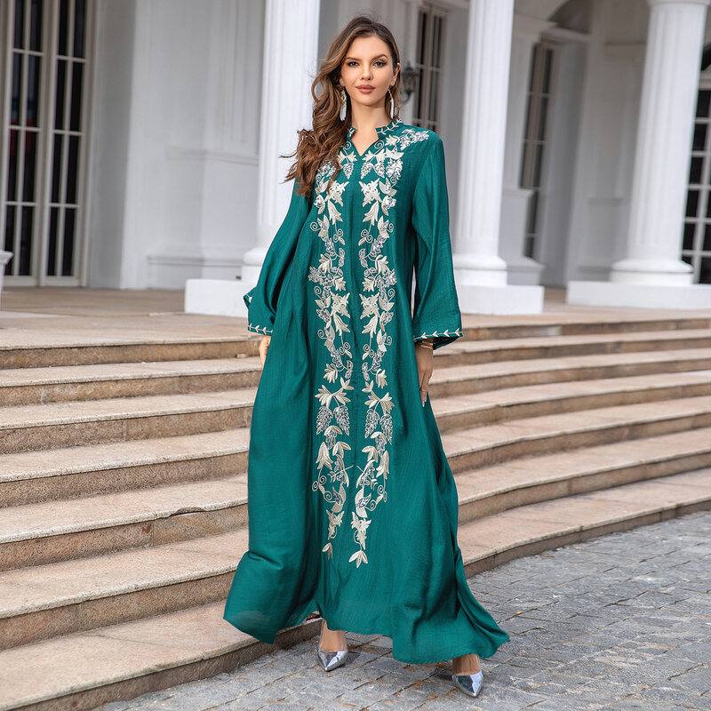 فستان سهرة مُطّرق للنساء المسلمات ، رداء الشرق الأوسط ، فساتين إريقية