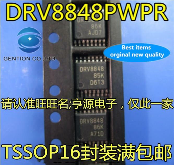 10pcs 100% orginal new in stock  DRV8848PWPR silk screen DRV8848 SMD TSSOP-16 power management IC chip