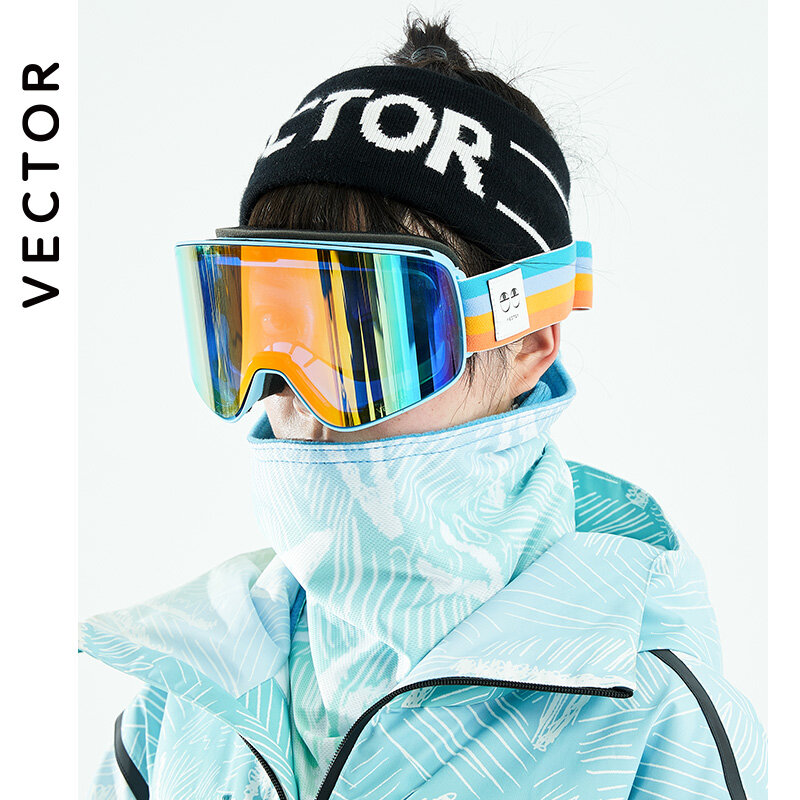 ناقلات نظارات التزلج الواقية UV400 مع مكافحة الضباب فوق البنفسجية حماية قناع للتزلج نظارات كبيرة التزلج الثلوج الرجال النساء استبدال نظارات على الجليد
