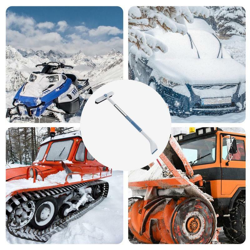 مكشطة الثلج غير قابلة لإعادة الاستخدام مع فرشاة ، مكنسة 2 في 1 ، مجرفة الجليد ، السيارة المتاحة ، السيارة ، شاحنة ، السيارات