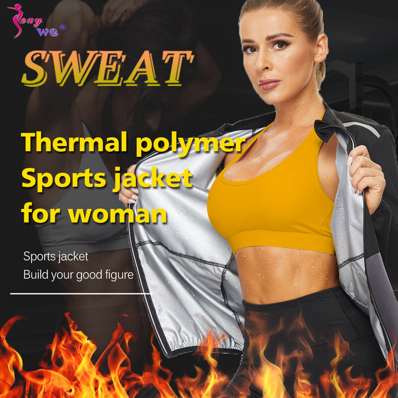 SEXYWG-بدلة رياضية للتدريب على الخصر للنساء ، بدلات عرق ساونا ، جاكيت لفقدان الوزن ، بنطلون ، قميص تشكيل الجسم ، طماق اليوغا ، طقم تشذيب