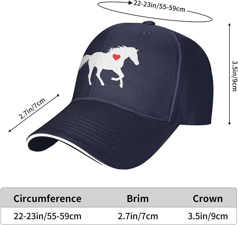للجنسين تشغيل الحصان مع القلب قبعة بيسبول قبعة بيسبول قابل للتعديل الصيد قبعة للرجال النساء الرجال قبعة Kpop