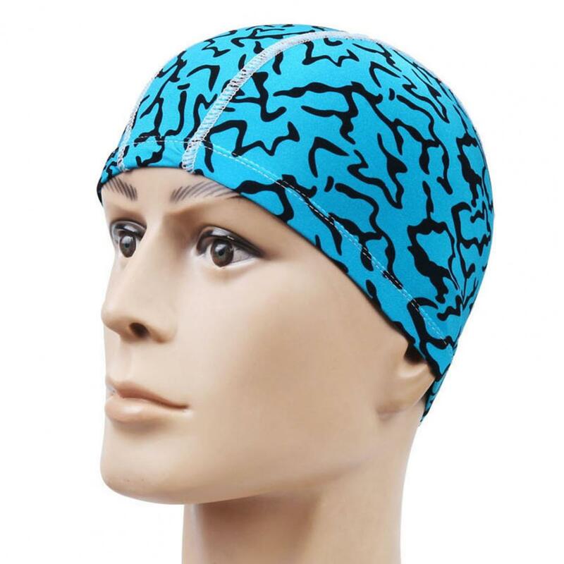 مفيدة البوليستر مرونة عالية للجنسين حماية الأذن قبعة السباحة للرجال السباحة قبعة السباحة قبعة رياضية