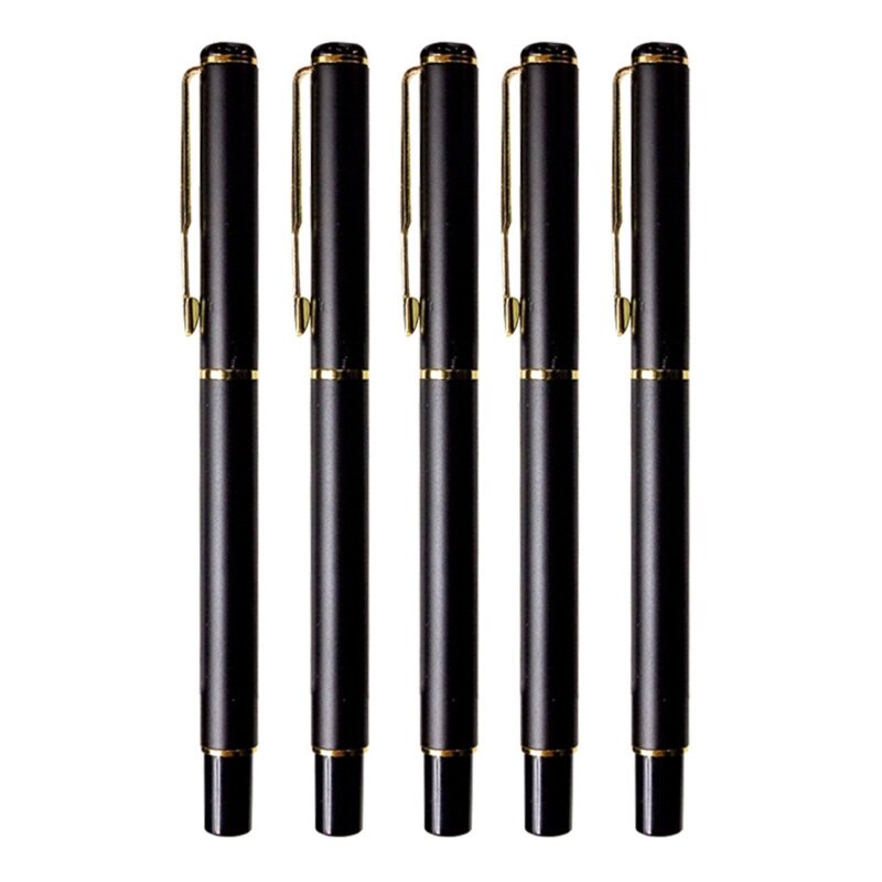 5x أقلام الكتابة نافورة القلم الحبر السلس الأعمال القلم اللوازم المدرسية المكتبية