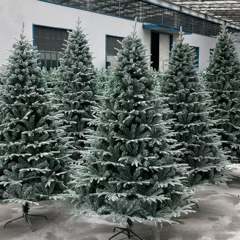 محاكاة لشجرة الثلج بيضاء تشفير ، ثلج أقل من البولي إيثيلين ، زينات شجرة عيد الميلاد ، شجر الكريسماس