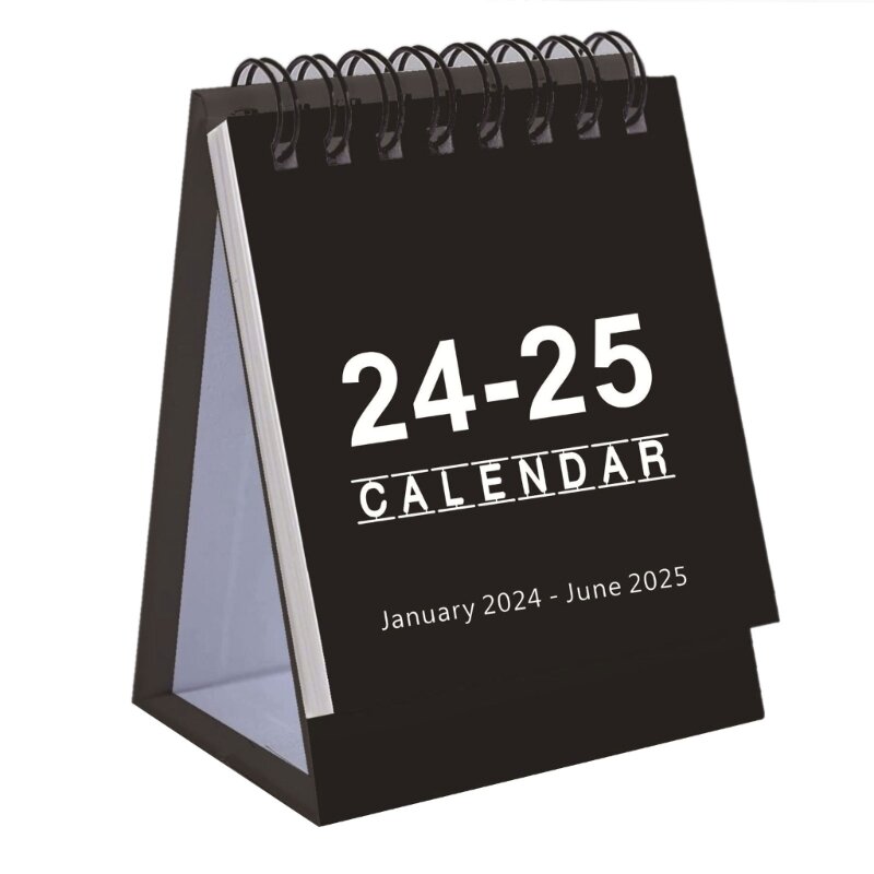 2024 تقويم مكتبي صغير لإدارة الوقت 2024/من يناير 2024 إلى يونيو 2025