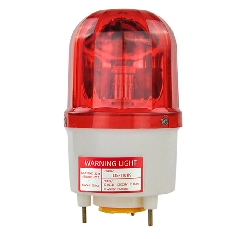 الدورية تحذير منارة ضوء مع الطنان 110dB الصوت الصناعية في حالات الطوارئ ستروب ضوء LTE-1101K