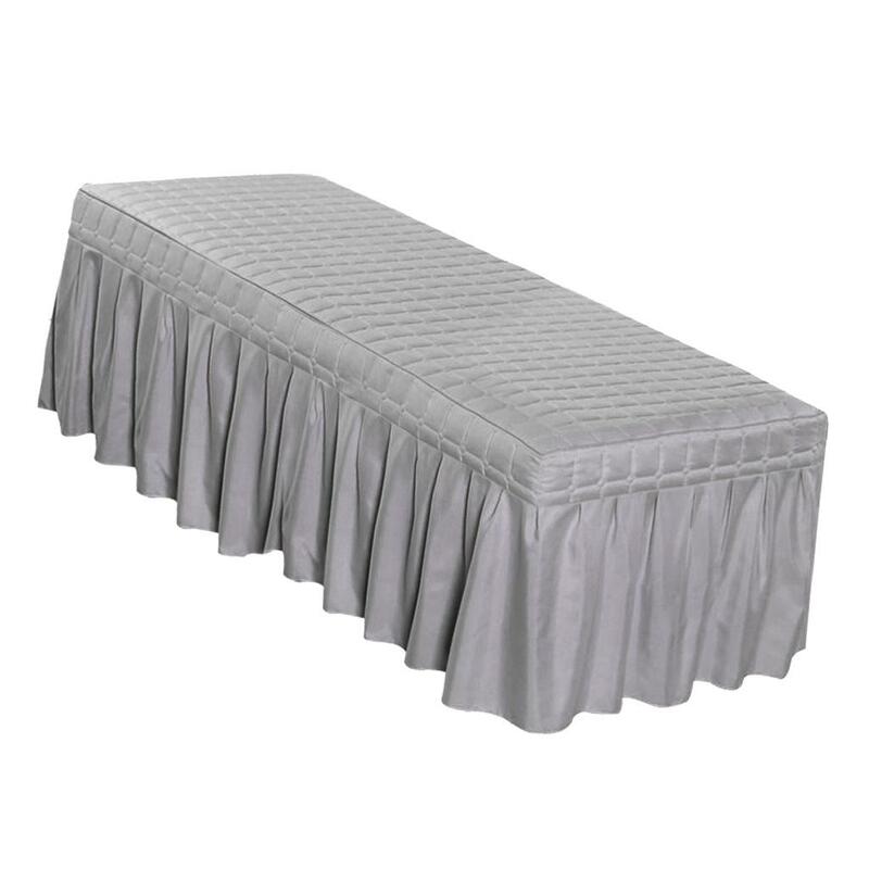 ملاءة سرير تجميل ، تنورة طاولة تدليك مع ثقب ، اجعل صالونك محترفًا ، كما هو محدد ، 60 * *