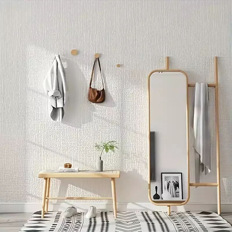 سميكة ثلاثية الأبعاد دياتومي الطين الملمس ذاتية اللصق الجدار ملصق ، مقاوم للماء ، مقاوم للرطوبة ، المطبخ ، غرفة نوم ، عنبر خلفية