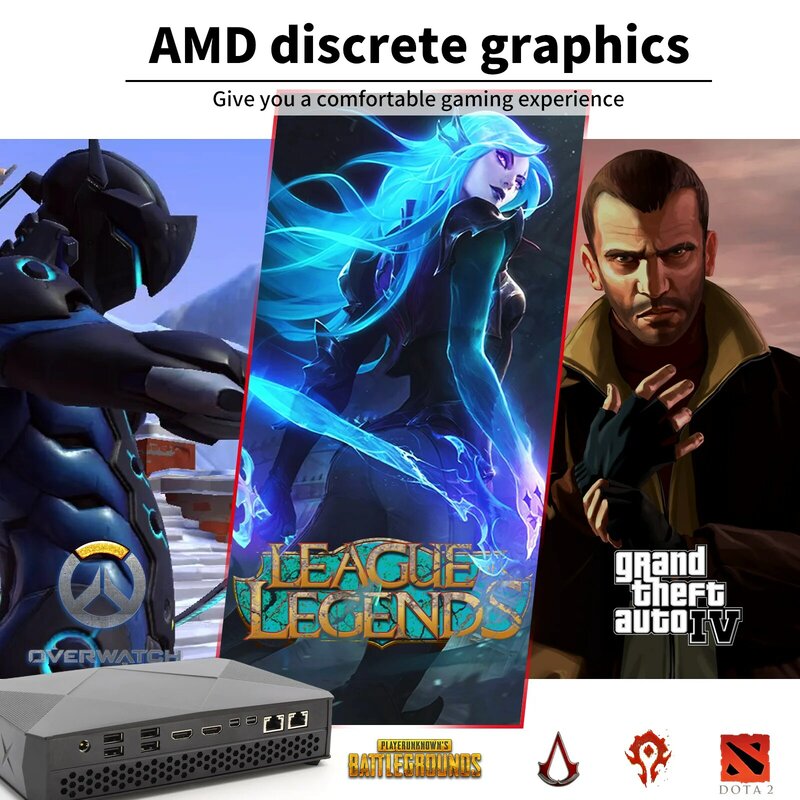 حاسوب ألعاب إنتل كور i5 8305G, i7 8709G, ذاكرة الوصول العشوائي DDR4, بطاقة بيانية مزدوجة, فتحة بطاقة SD HDMI DP, Radeon RX Vega M GL 4G, حاسوب ألعاب الأكثر مبيعاً