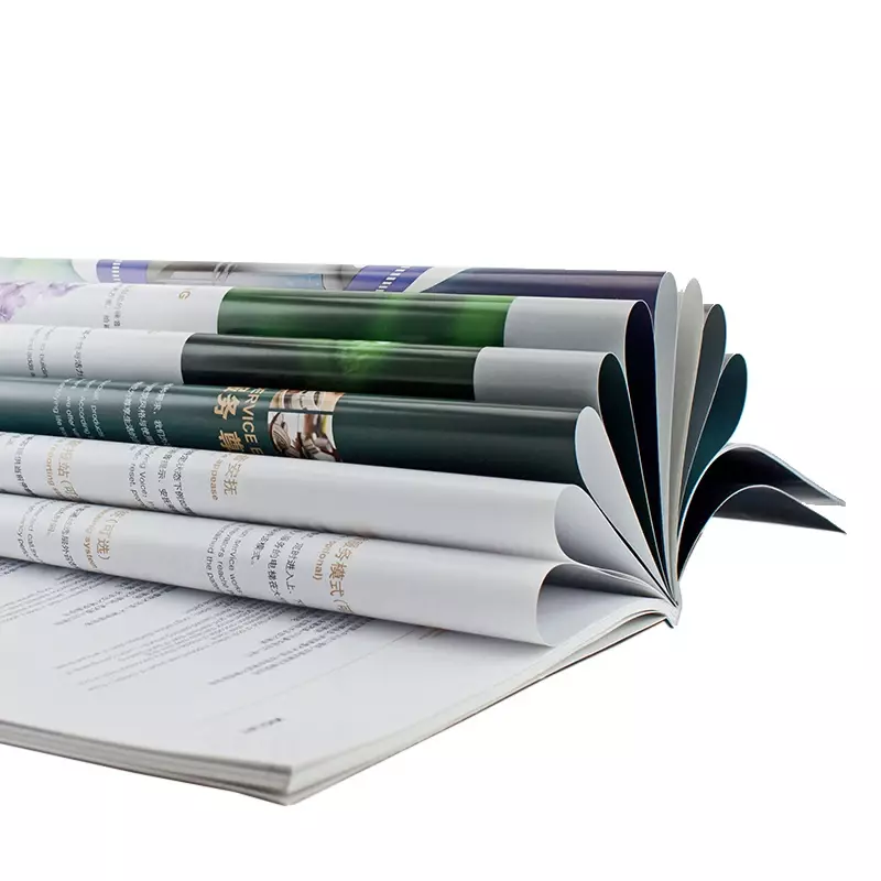 كتيب كتيب نشرة ، خدمات طباعة تصميم مخصص ، طباعة كتالوج ترويجية ، منتج مخصص