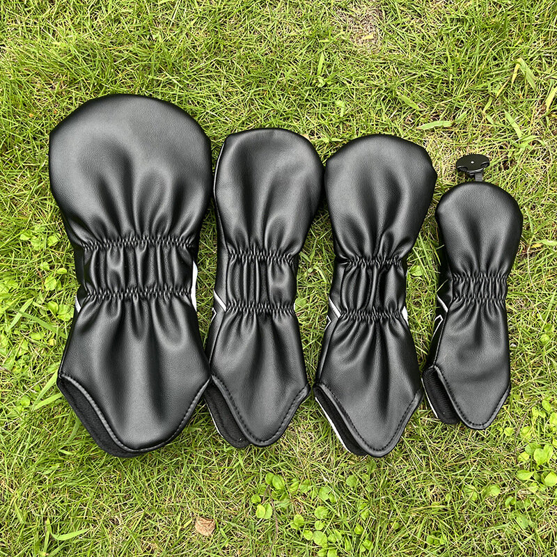 أغطية رأس نادي الغولف من الجلد الصناعي للرجال والنساء ، تصميم V ، سائق الممر ، أسود ، أبيض ، الولايات المتحدة الأمريكية ، #3 ، #5 ، هجين ، #5