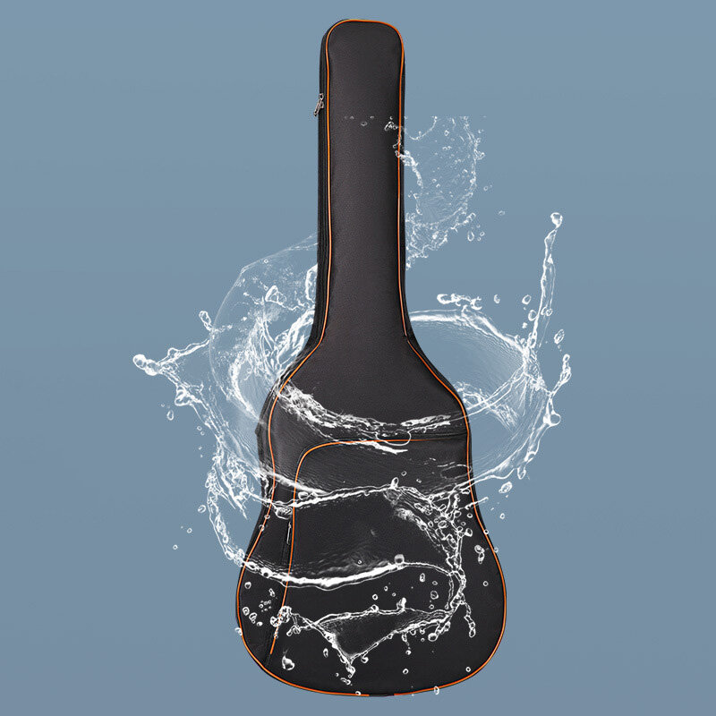 600D أكسفورد نسيج مقاوم للماء الغيتار حالة مزدوجة الكتفين مبطن ظهره 21-41in الغيتار باس آلة موسيقية تحمل حقيبة