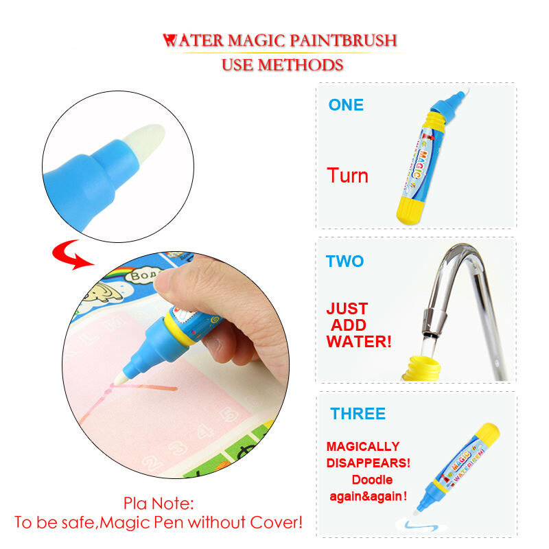 المياه رسم أقلام استبدال المياه خربش أقلام اكسسوارات أدوات مجموعة ألعاب للمياه خربش حصيرة ألعاب تعليمية